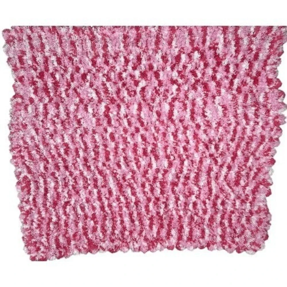 Handmade pink white